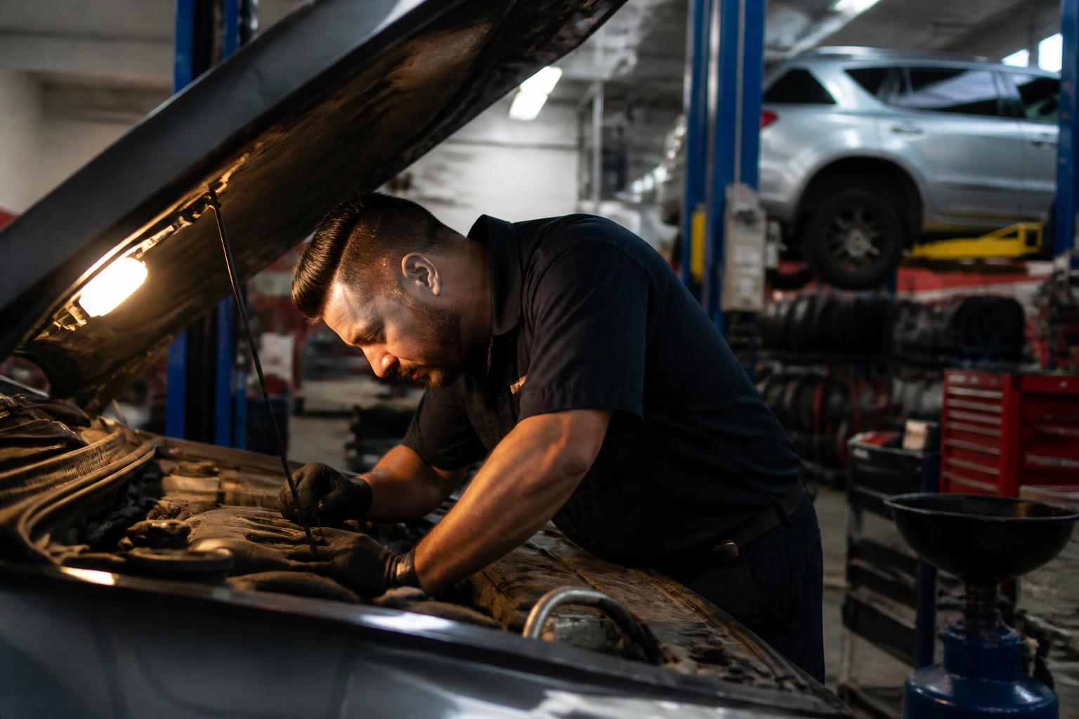 Mechanic at work
